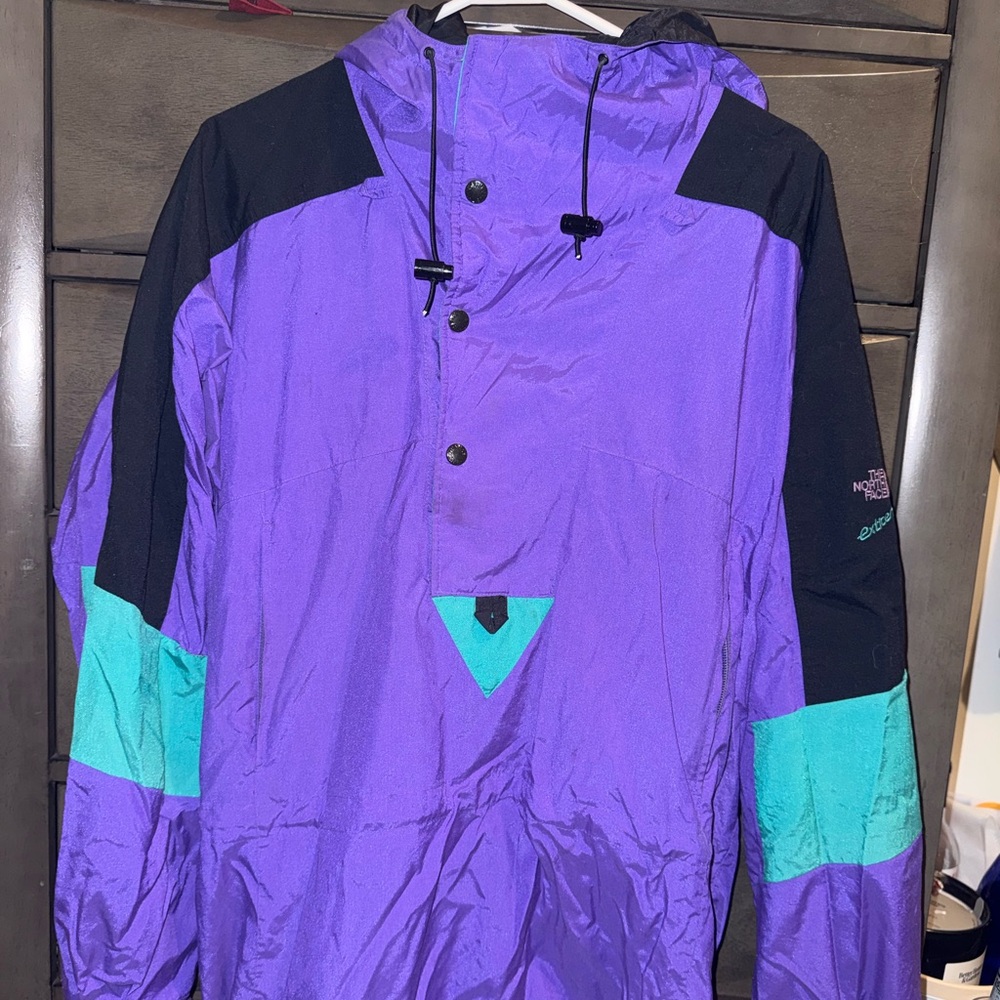 The North Face Purple and Teal Jacket Vintage